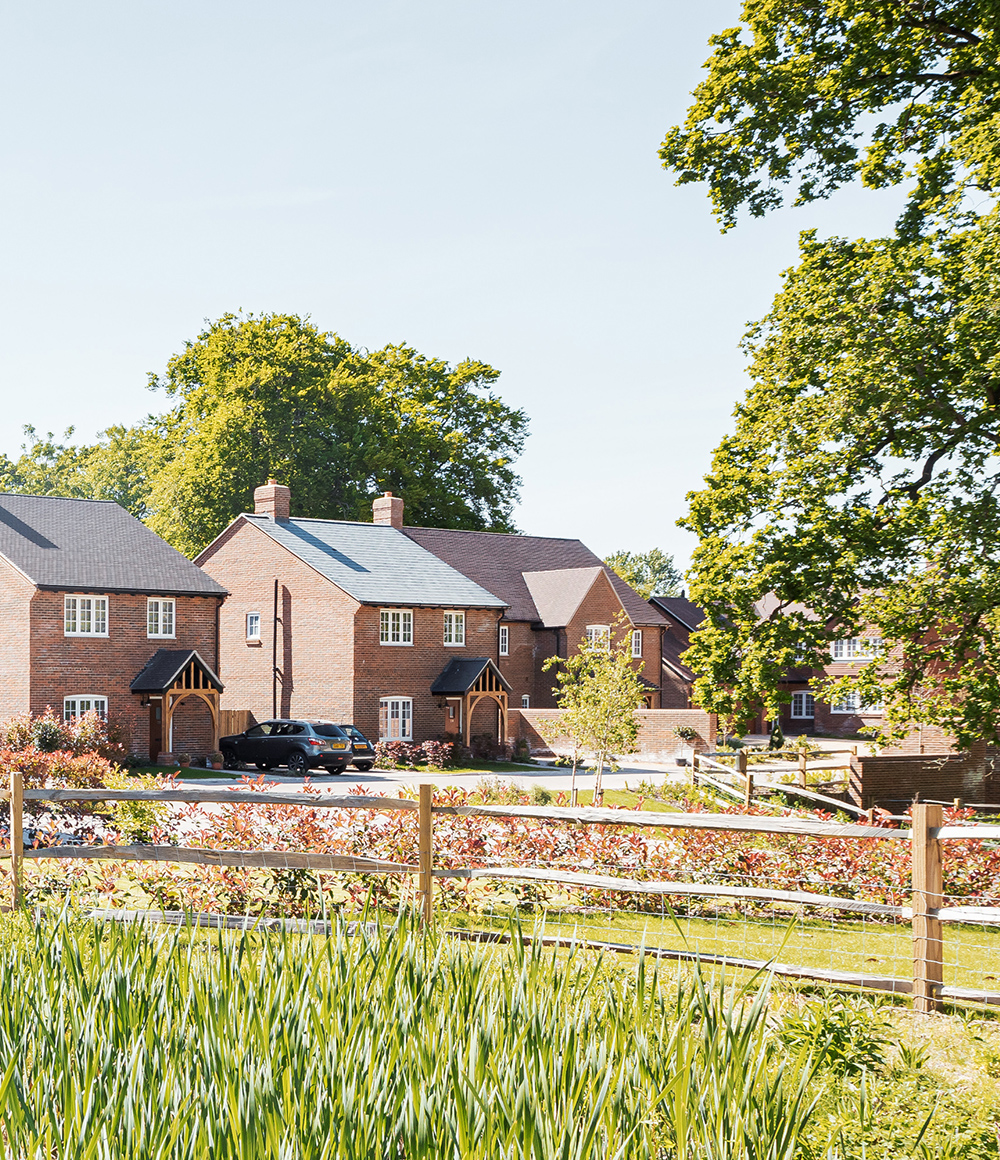 Birchwood Homes and pond